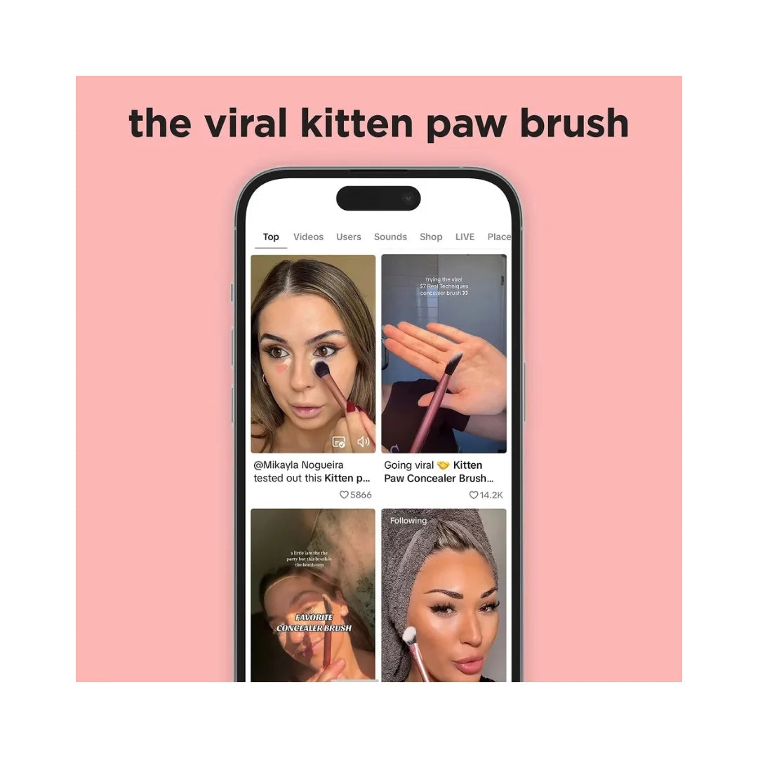 REAL TECHNIQUES Kitten Paw Concealer Brush