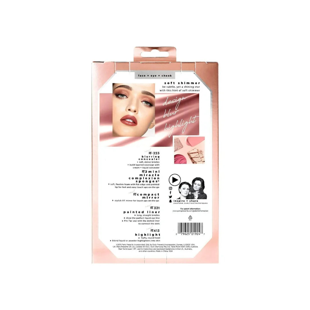 REAL TECHNIQUES Soft Shimmer Brush Set