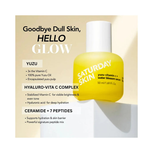 SATURDAY SKIN Yuzu Vitamin C + Water Blossom Serum