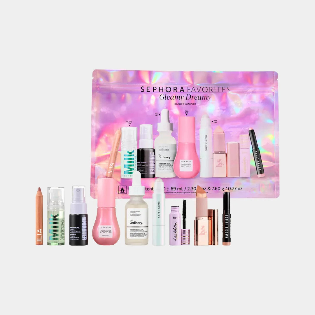 SEPHORA FAVORITES Gleamy Dreamy Makeup and Skincare Value Set
