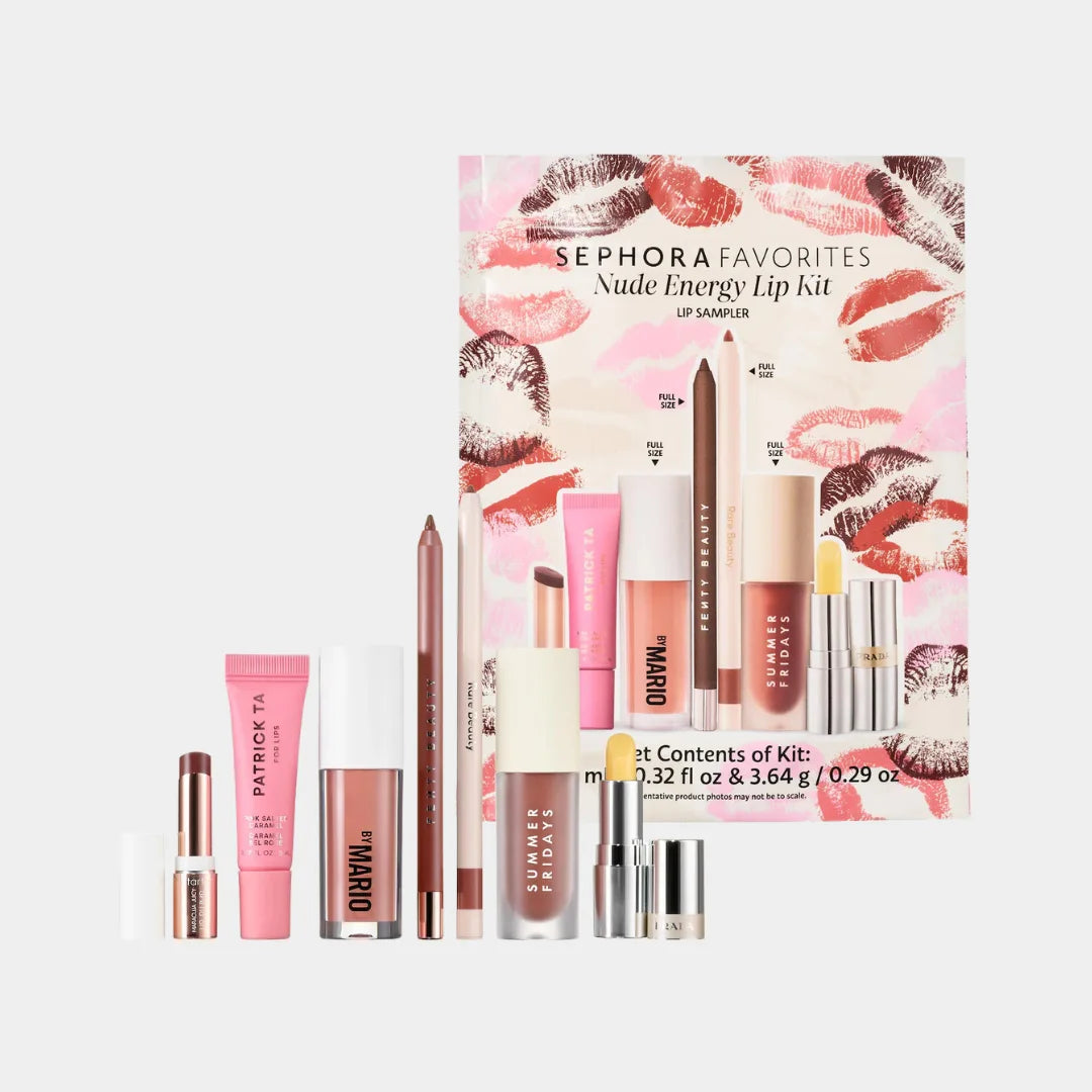 SEPHORA FAVORITES Nude Energy Lip Kit Makeup Set