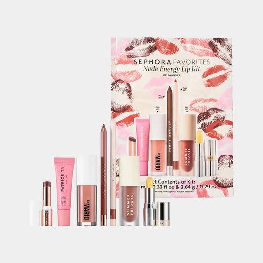 SEPHORA FAVORITES Nude Energy Lip Kit Makeup Set
