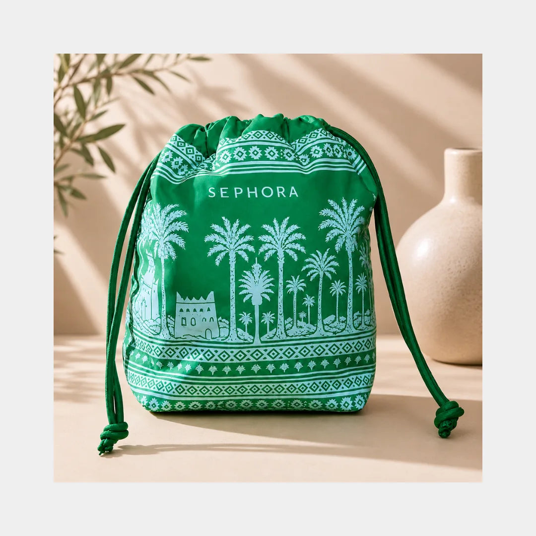 SEPHORA COLLECTION Palm Tree Canva Pouch