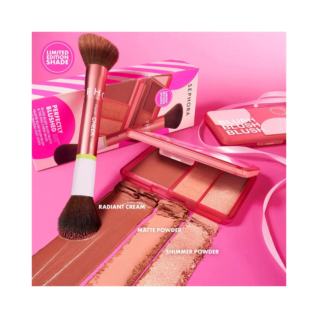 SEPHORA COLLECTION Perfectly Blushed Makeup Blush and Brush Set