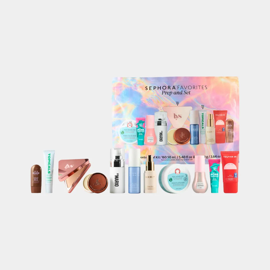 SEPHORA FAVORITES Prep & Set Makeup and Skincare Value Set