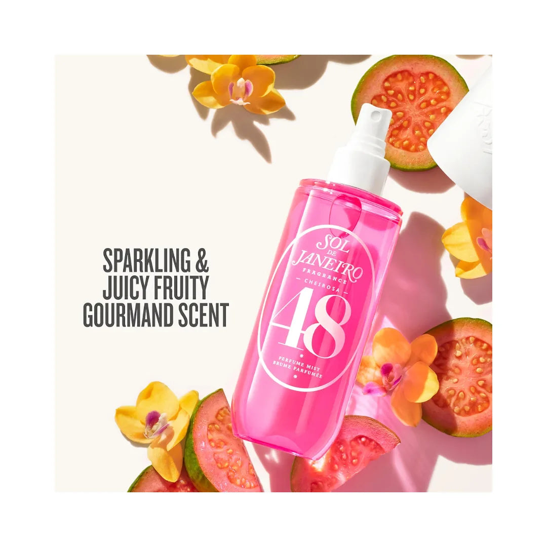 SOL DE JANEIRO 2 Mini Size Perfume Mists with Pink Pouch