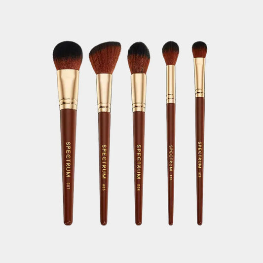 SPECTRUM Pantherine 5 Piece Face Makeup Brush Set