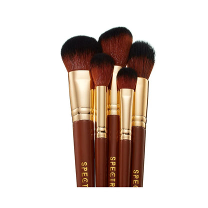 SPECTRUM Pantherine 5 Piece Face Makeup Brush Set