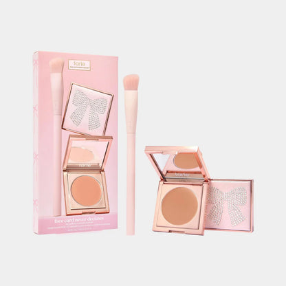 TARTE Face Card Never Declines CC Full Coverage Undereye Corrector & Brush Set