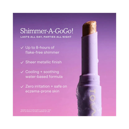 TOWER 28 BEAUTY GoGo Cooling Shimmer 8H Eyeshadow Stick