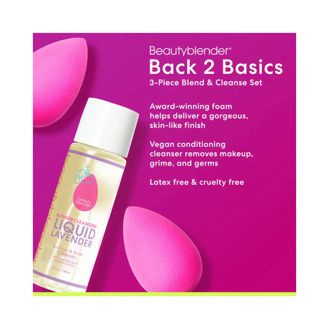 BEAUTYBLENDER Back 2 Basics 3-Piece Blend & Cleanse Set