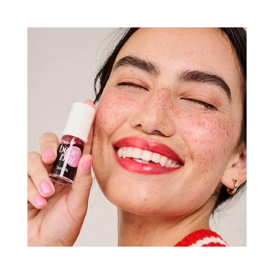 BENEFIT COSMETICS Benetint Liquid Lip + Cheek Blush Stain