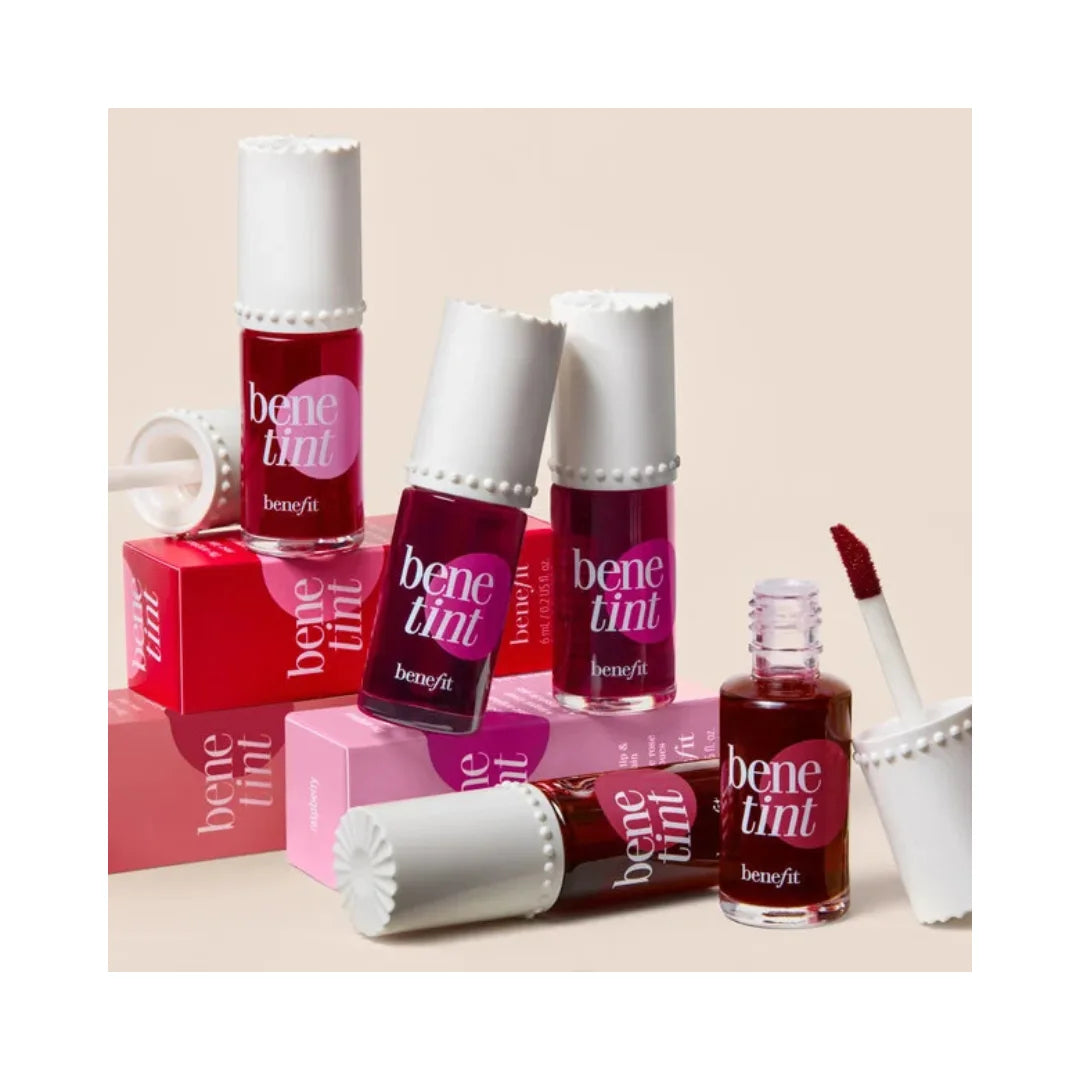 BENEFIT COSMETICS Benetint Liquid Lip + Cheek Blush Stain - Raspberry