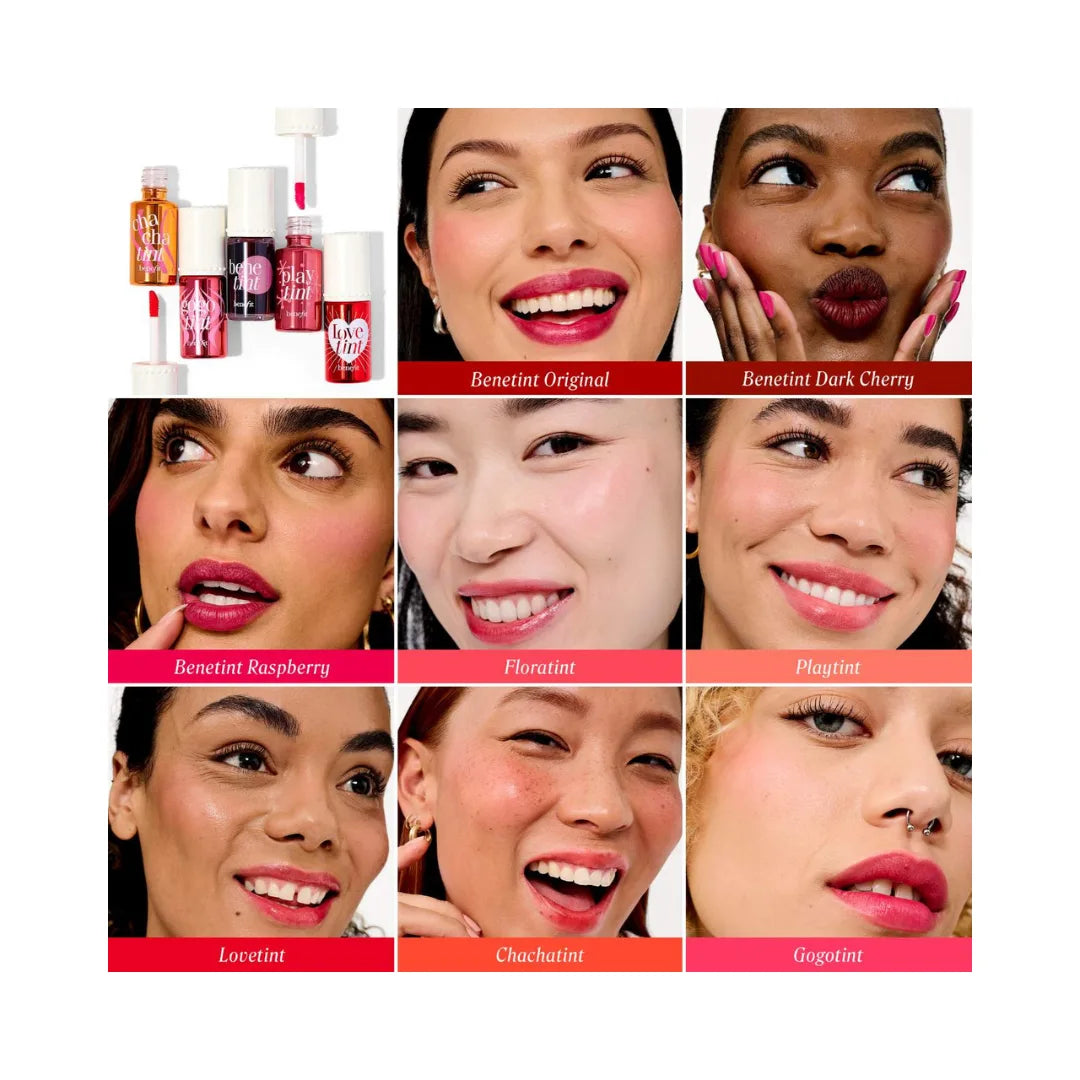 BENEFIT COSMETICS Benetint Liquid Lip + Cheek Blush Stain - Raspberry