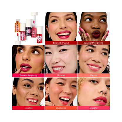 BENEFIT COSMETICS Benetint Liquid Lip + Cheek Blush Stain - Raspberry