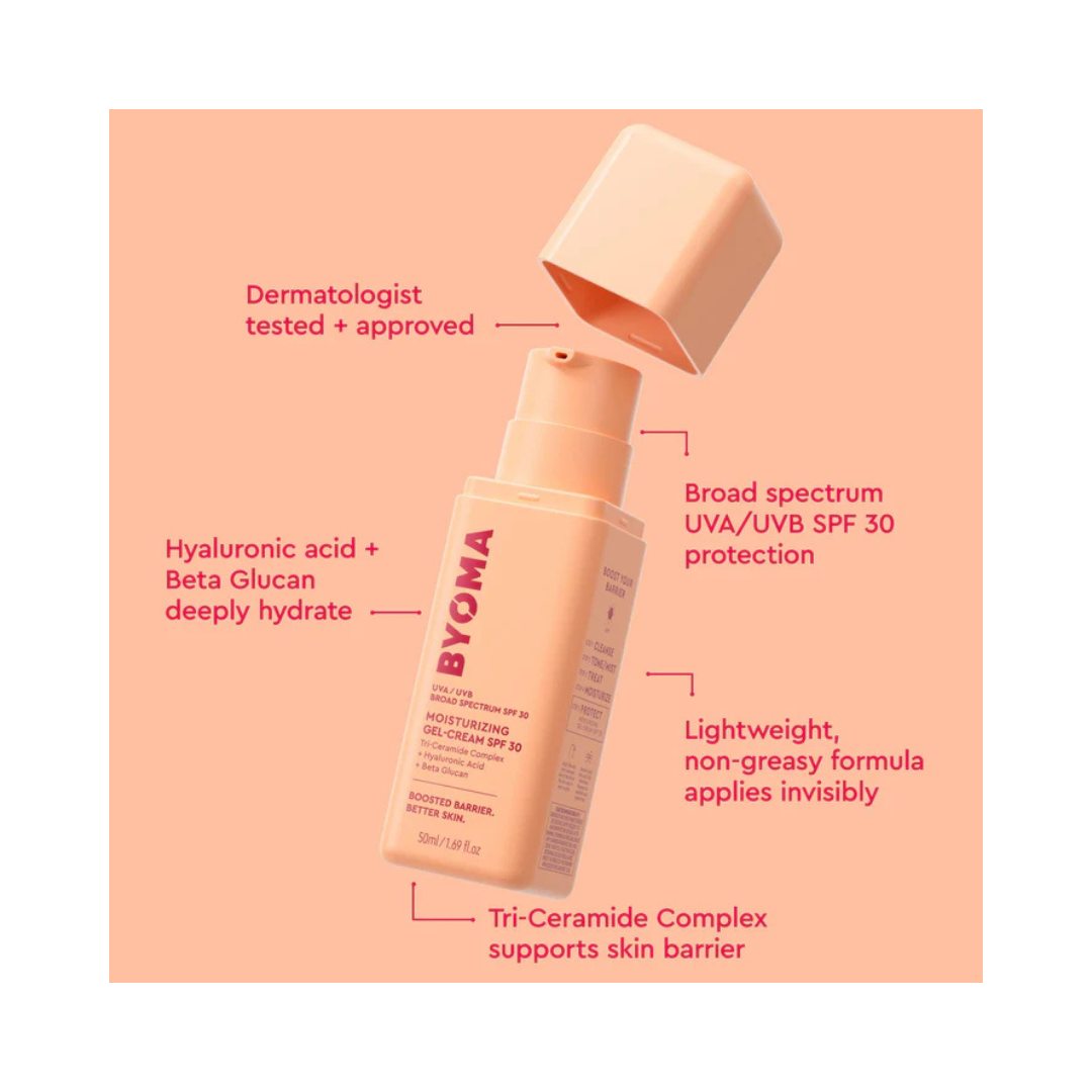 BYOMA Moisturizing Gel-Cream SPF 30