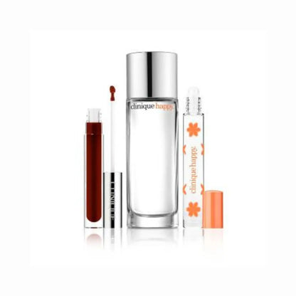 CLINIQUE Perfectly Happy Fragrance and Lip Gloss Set