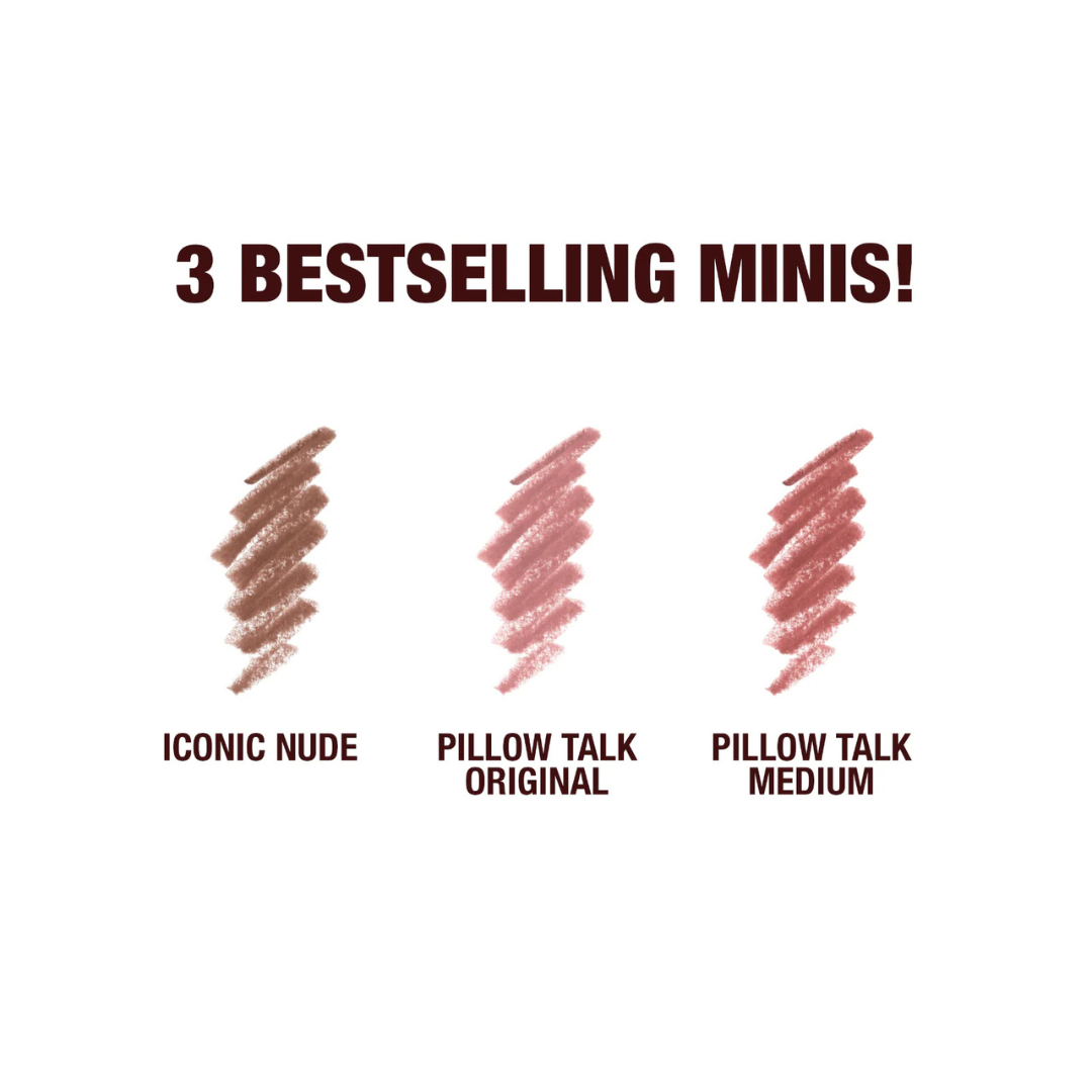 CHARLOTTE TILBURY Mini Iconic Lip Cheat Lip Liner Trio
