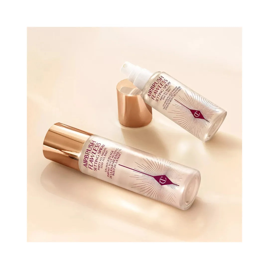 CHARLOTTE TILBURY Airbrush Flawless Setting Spray Full Size + Travel Size Duo