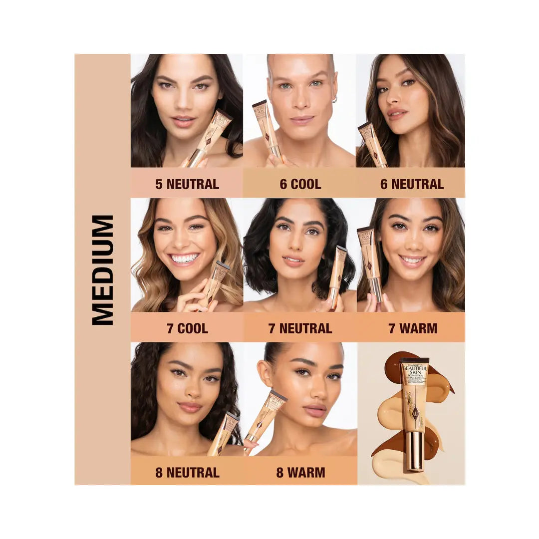CHARLOTTE TILBURY Beautiful Skin Medium Coverage Liquid Foundation