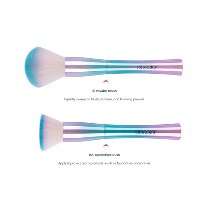 DOCOLOR Fantasy II 9-Piece Face and Eye Makeup Brush Set
