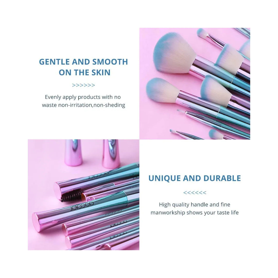 DOCOLOR Fantasy II 9-Piece Face and Eye Makeup Brush Set