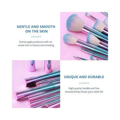 DOCOLOR Fantasy II 9-Piece Face and Eye Makeup Brush Set