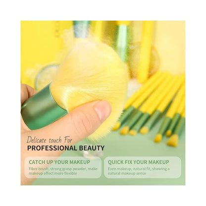 DOCOLOR 13-Pcs Lemon Makeup Brush Set