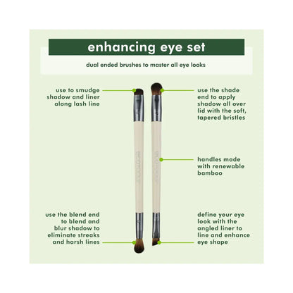 ECO TOOLS  Eye Enhancing Brush Duo