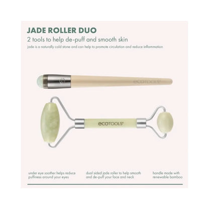 ECOTOOLS Jade Facial Roller and Eye Roller Duo
