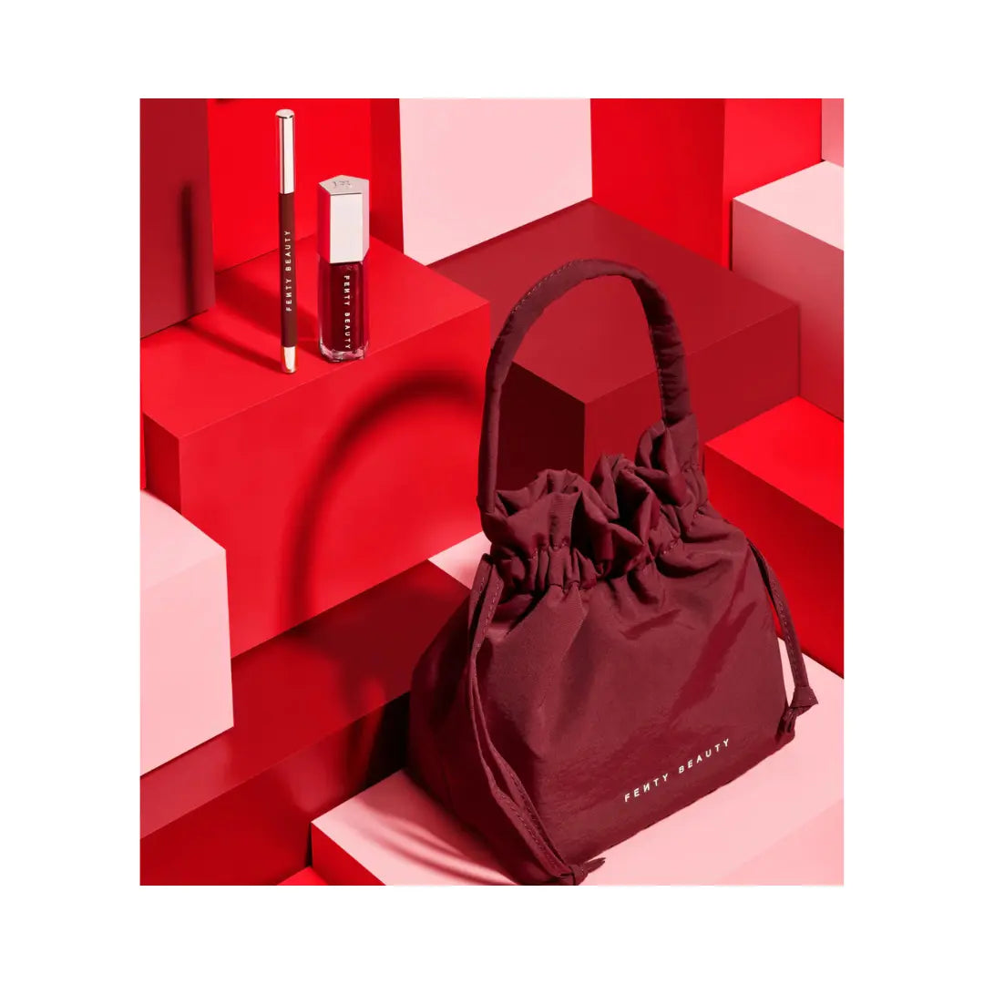 FENTY BEAUTY Chocolate Cherriez 2-Piece Lip Set + Pouch