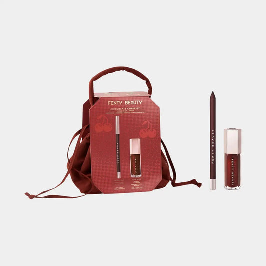 FENTY BEAUTY Chocolate Cherriez 2-Piece Lip Set + Pouch