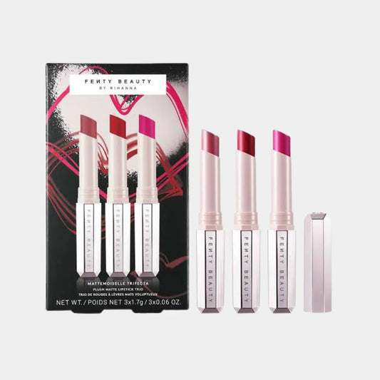 FENTY BEAUTY Mattemoiselle Trifecta Plush Matte Lipstick Trio