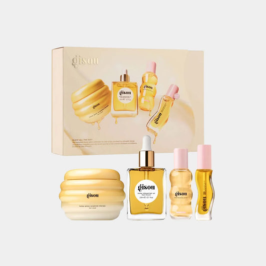 GISOU Glow All The Way Hair and Lip Gift Set