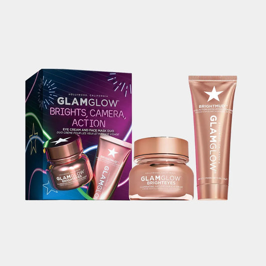 GLAMGLOW Brights, Camera, Action Eye Cream & Face Mask Set