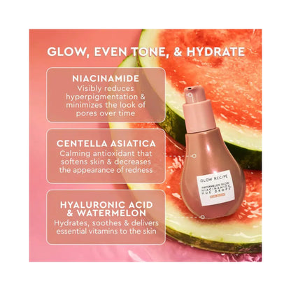 GLOW RECIPE Watermelon Glow Niacinamide Hue Drops Serum