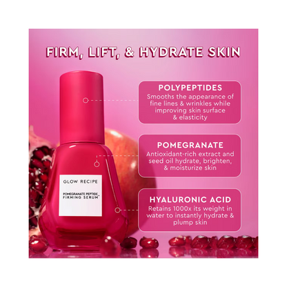 GLOW RECIPE Pomegranate Peptide Firming Serum