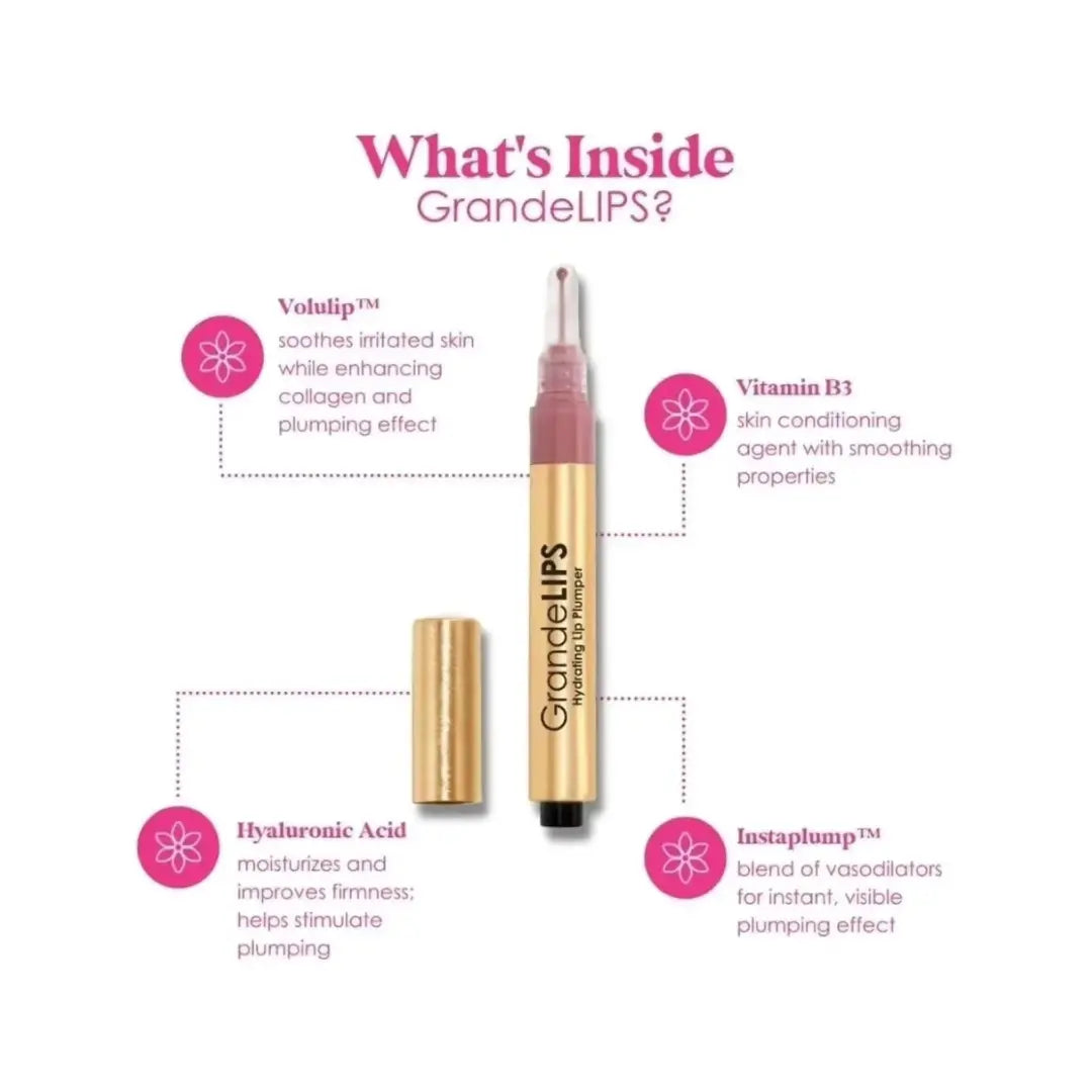 GRANDE COSMETICS Most Loved Lip Plumper Glosses Nudes 2.0 Set