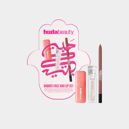 HUDA BEAUTY Habibti Face and Lip Set