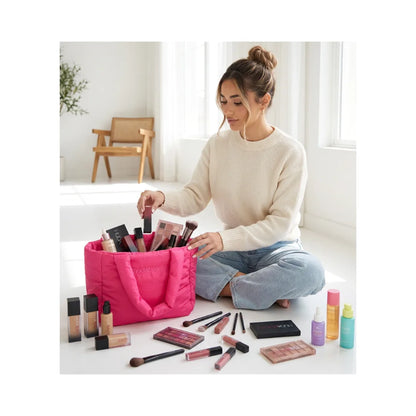HUDA BEAUTY Pink Tote Bag