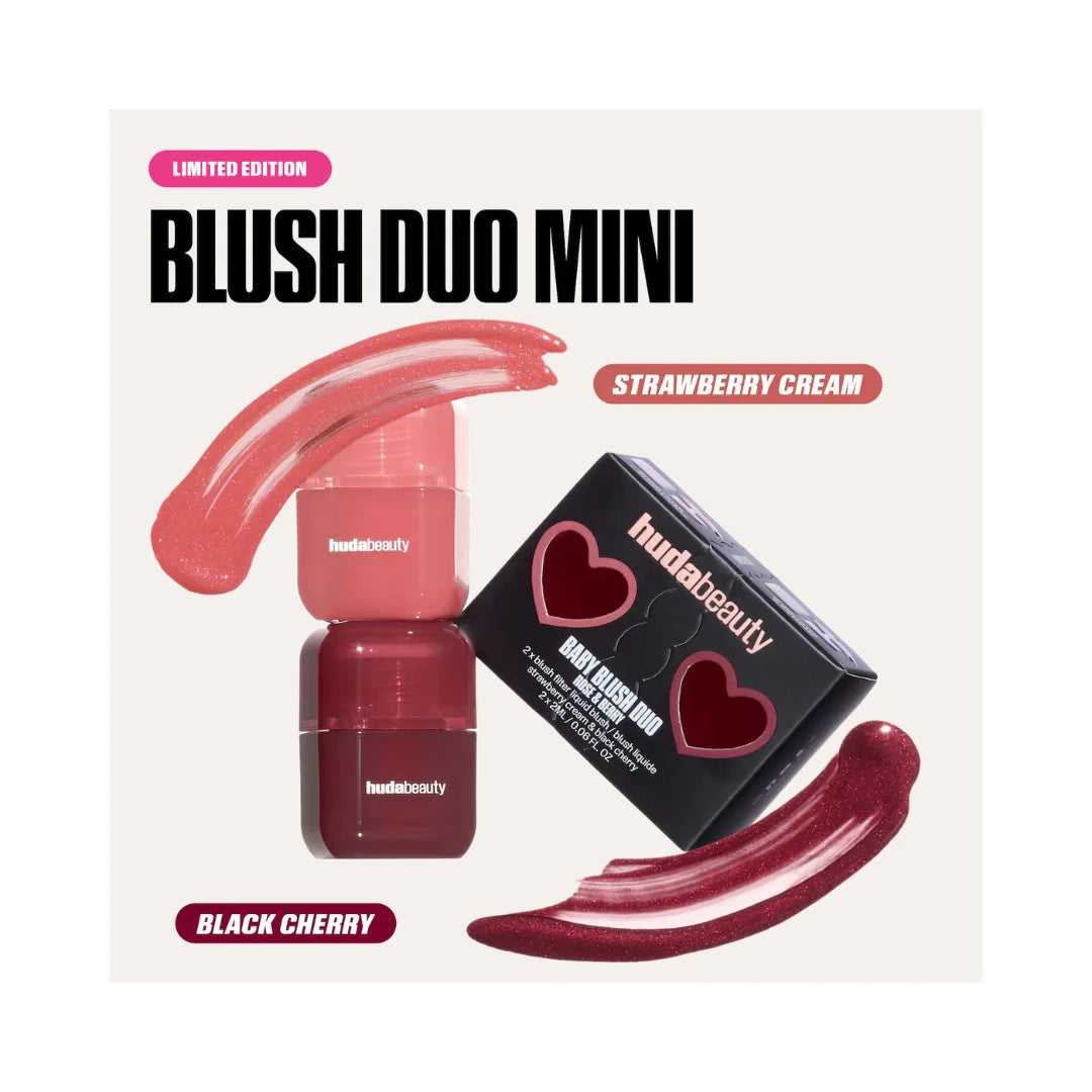 HUDA BEAUTY Mini Baby Blush Duo Set