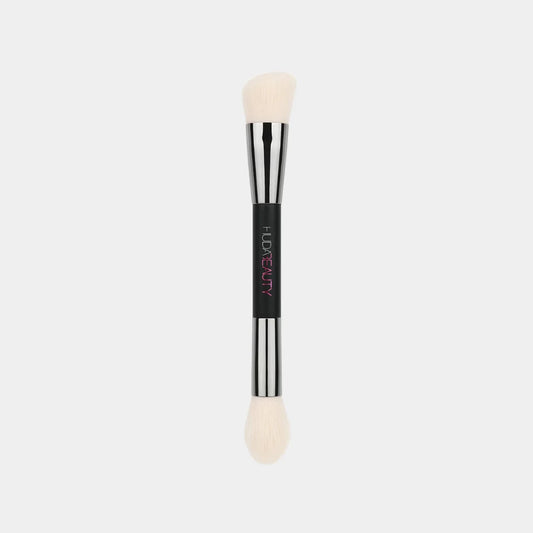HUDA BEAUTY Face Bake & Blend Dual-Ended Setting Complexion Brush