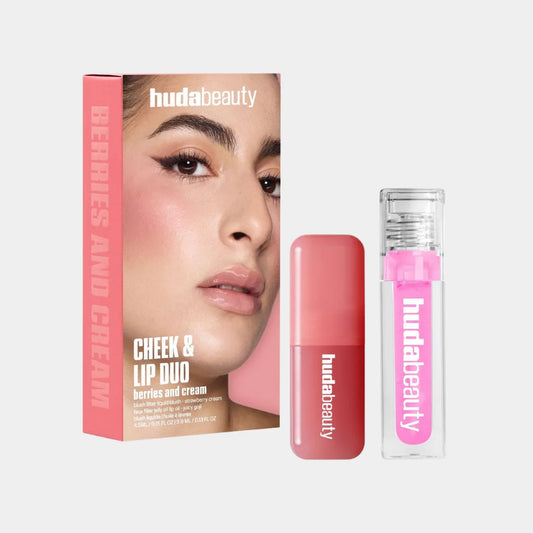 HUDA BEAUTY Cheek & Lip Duo Berries and Cream