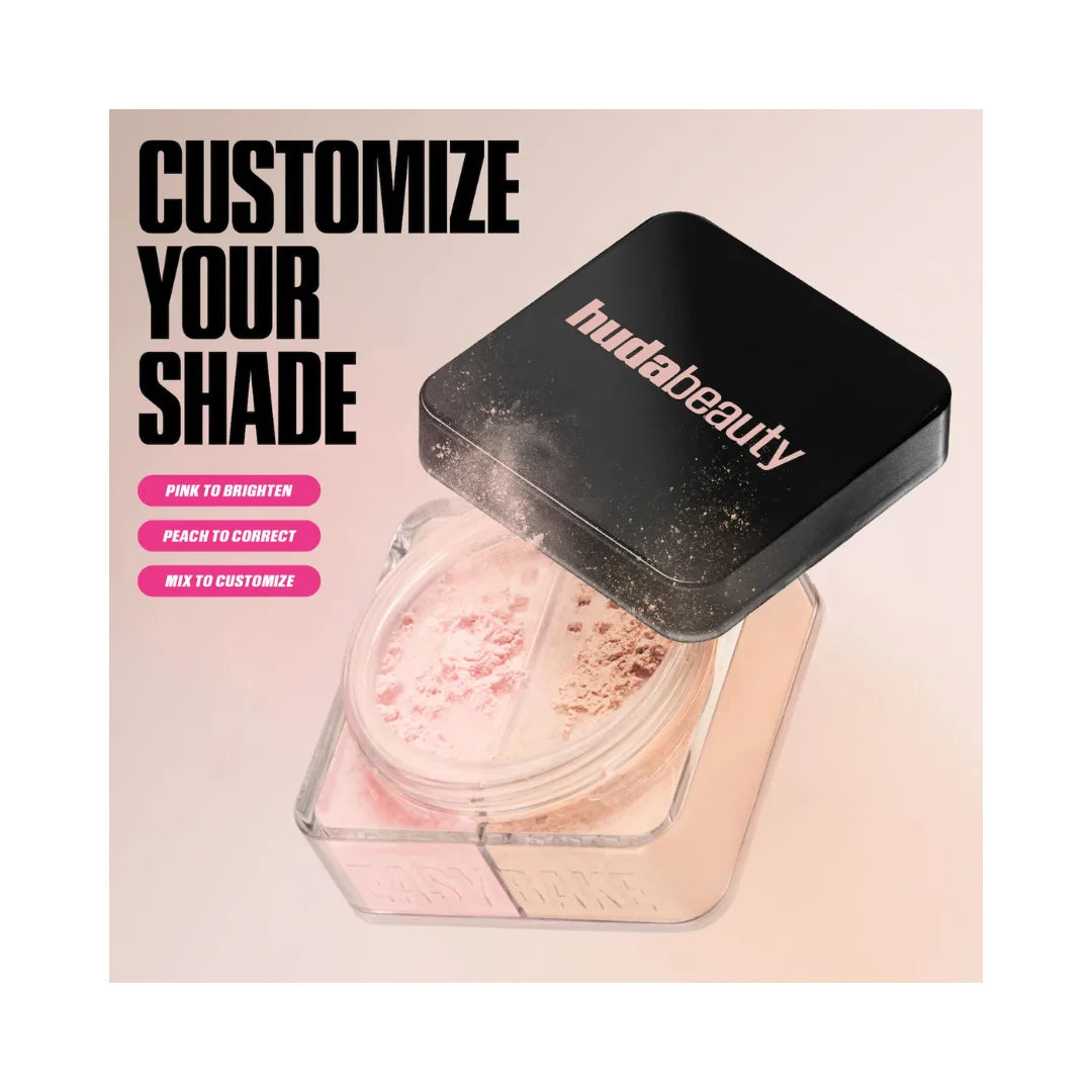 HUDA BEAUTY Easy Bake Loose Powder Brightening + Correcting Duo
