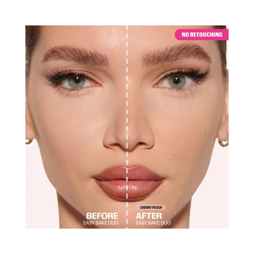 HUDA BEAUTY Easy Bake Loose Powder Brightening + Correcting Duo