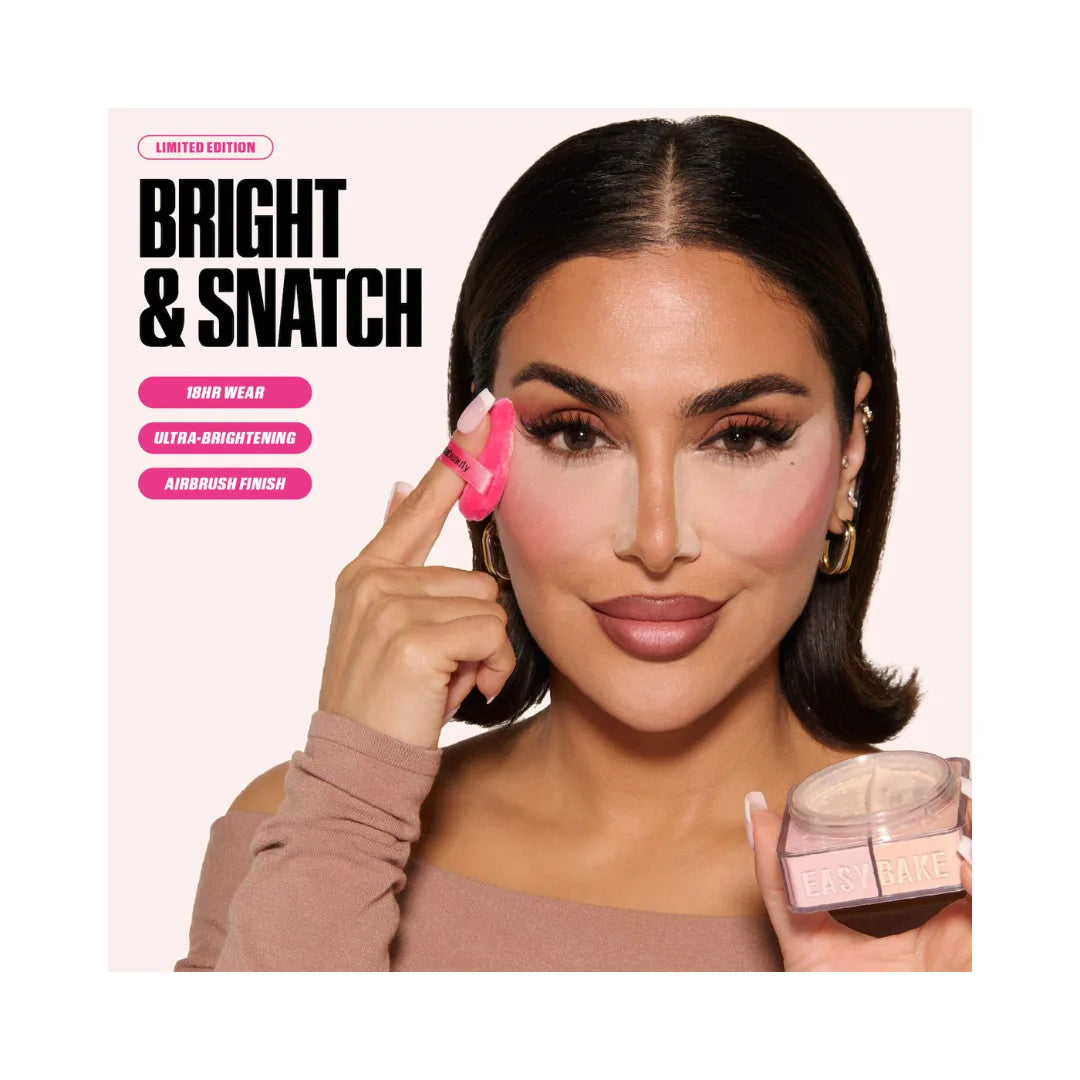 HUDA BEAUTY Easy Bake Loose Powder Brightening + Correcting Duo