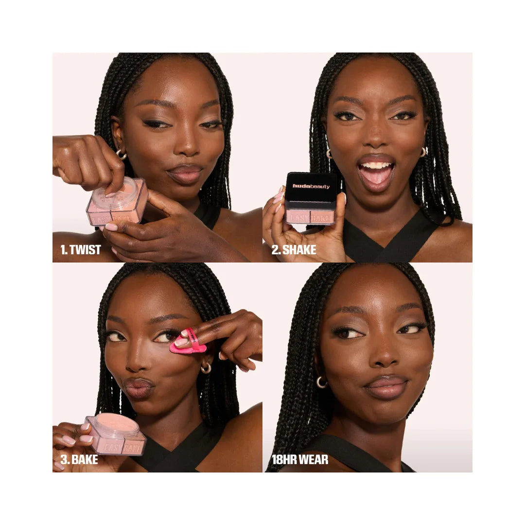 HUDA BEAUTY Easy Bake Loose Powder Brightening + Correcting Duo