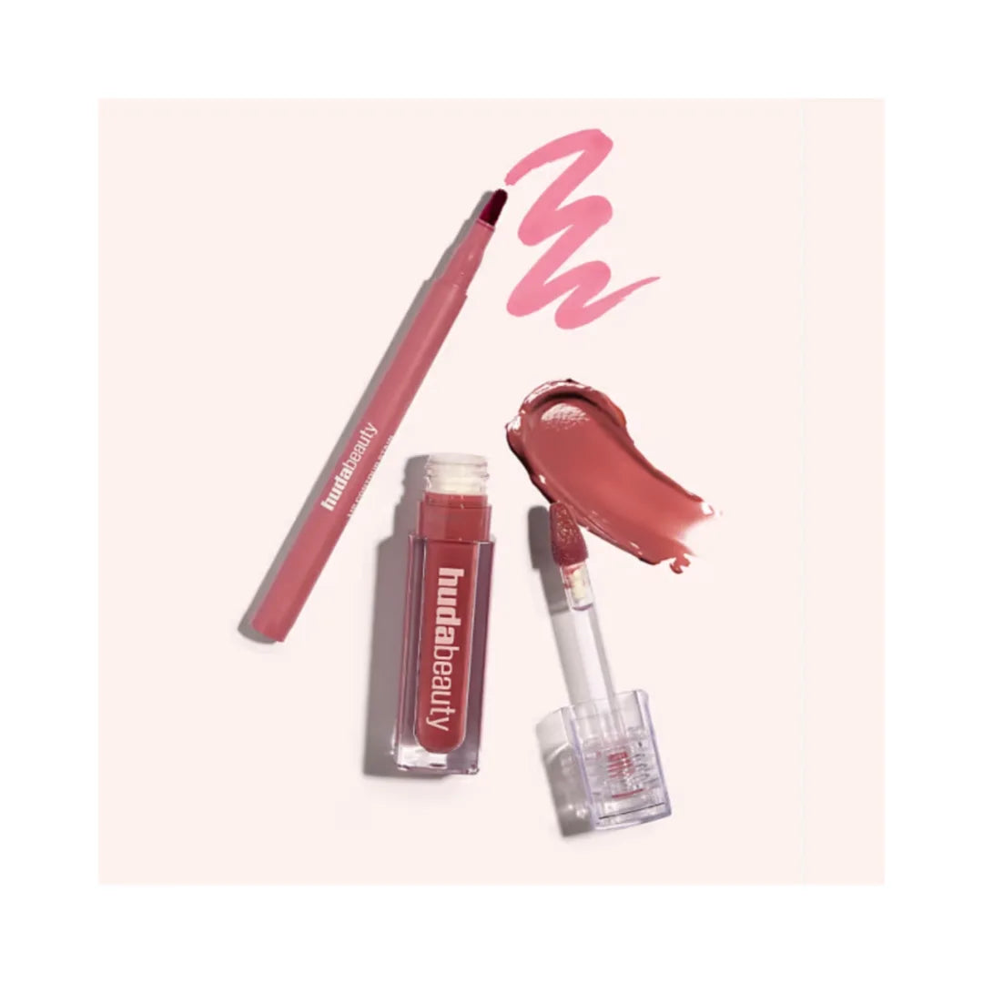HUDA BEAUTY Make Out Sesh Lip Stain and Lip Gloss Duos