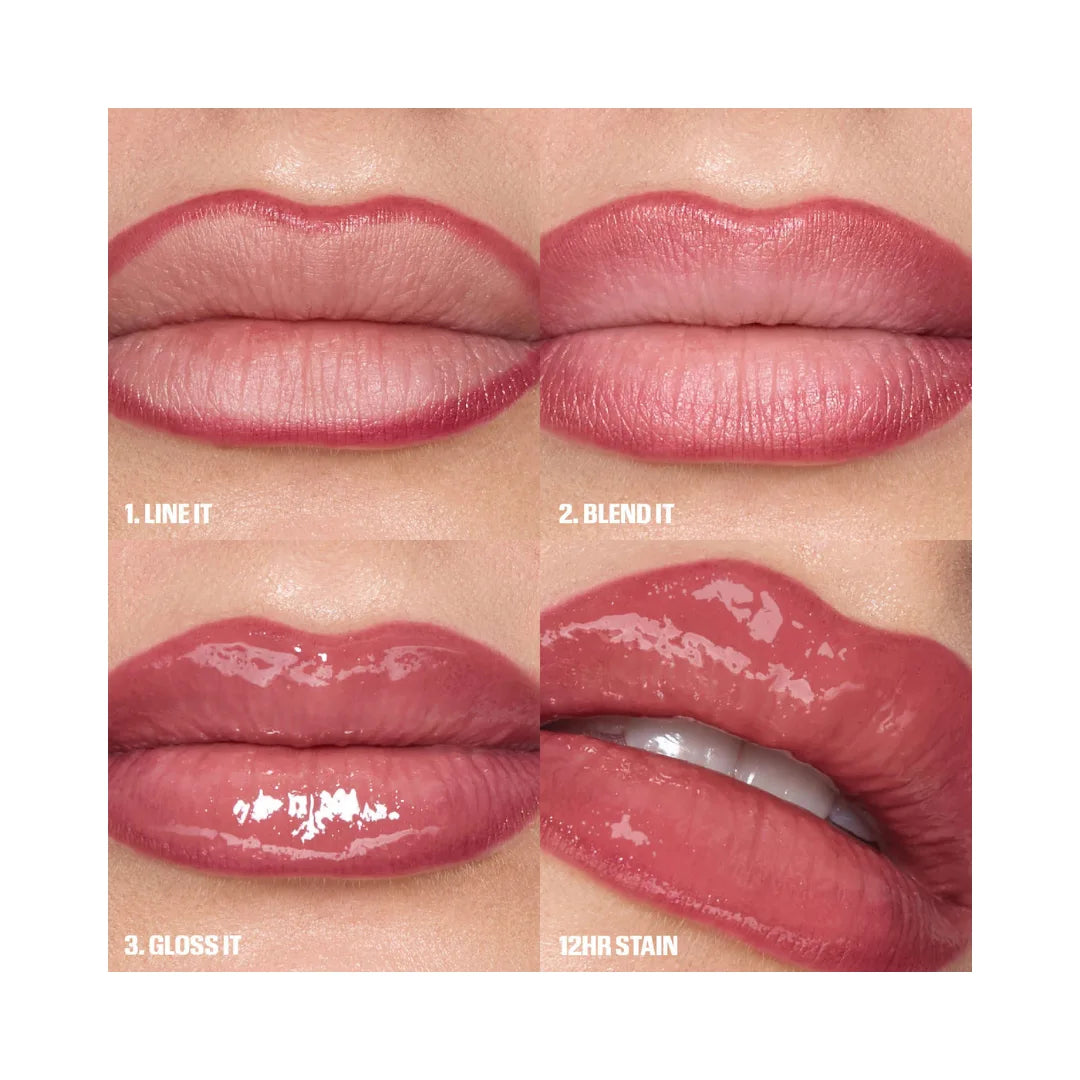 HUDA BEAUTY Make Out Sesh Lip Stain and Lip Gloss Duos