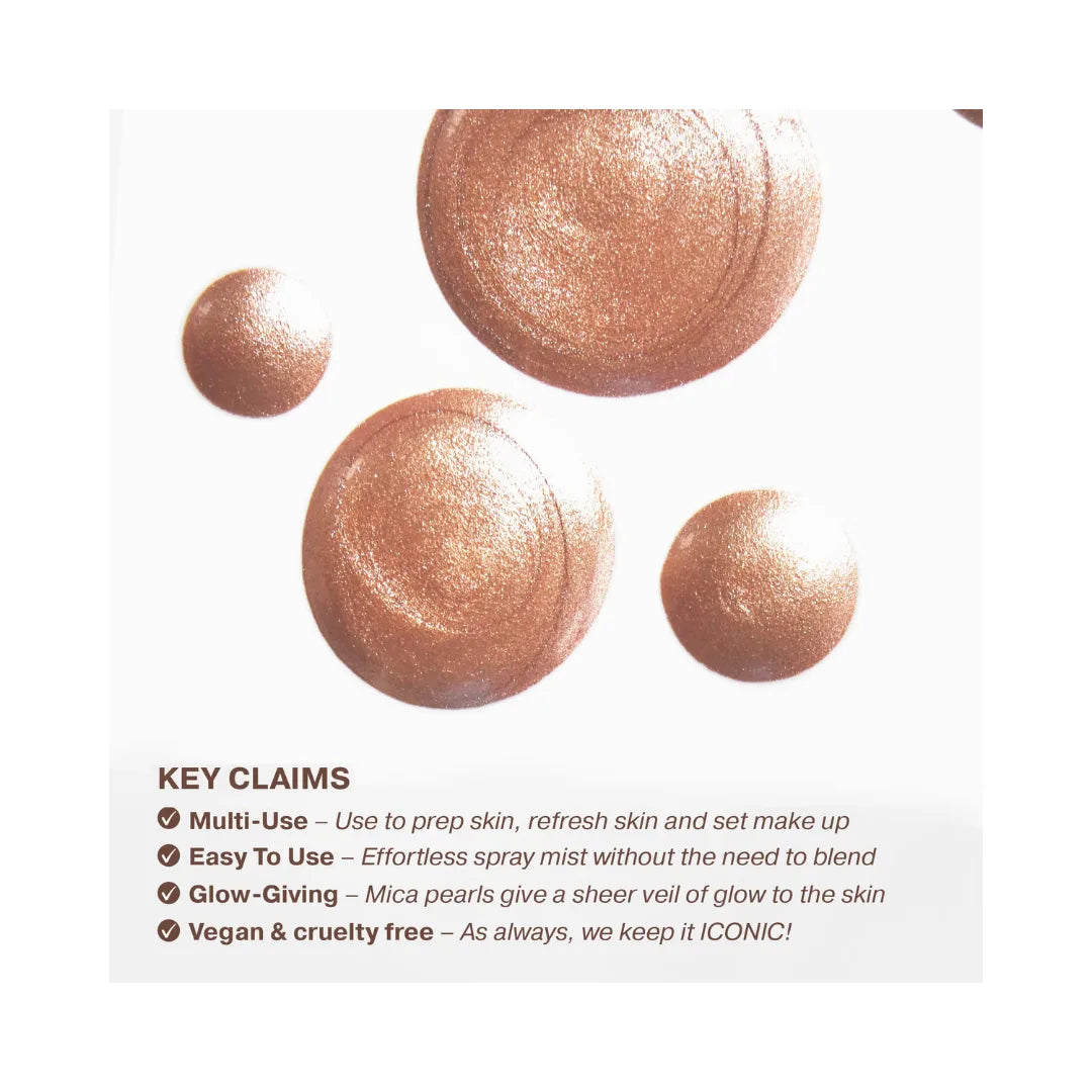 ICONIC LONDON Prep-Set-Glow Hydrating Glowy Setting Spray